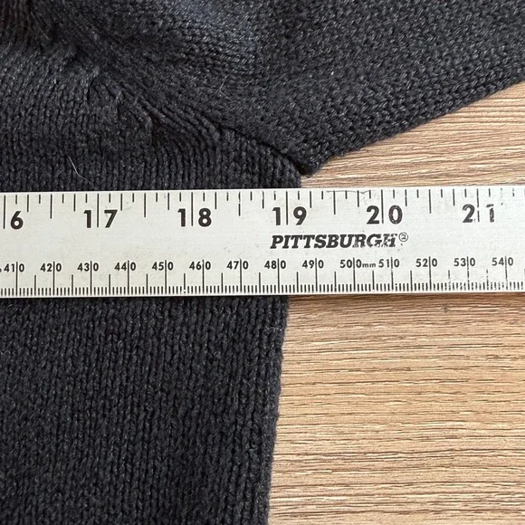 Vintage Designers‎ Originals Sweater Womens Medium Petite Black Cat Lover Zip - Picture 5 of 10